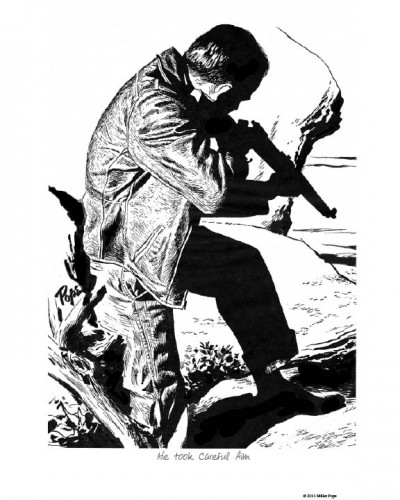 He Took Careful Aim Miller Pope