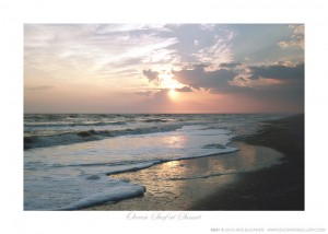Ocean Surf at Sunset Ken Buckner