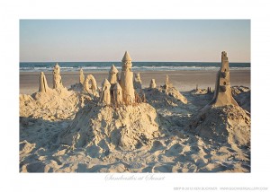 Sandcastles at Sunset Ken Buckner