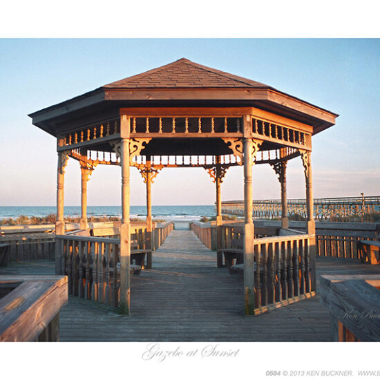 Gazebo at Sunset Ken Buckner