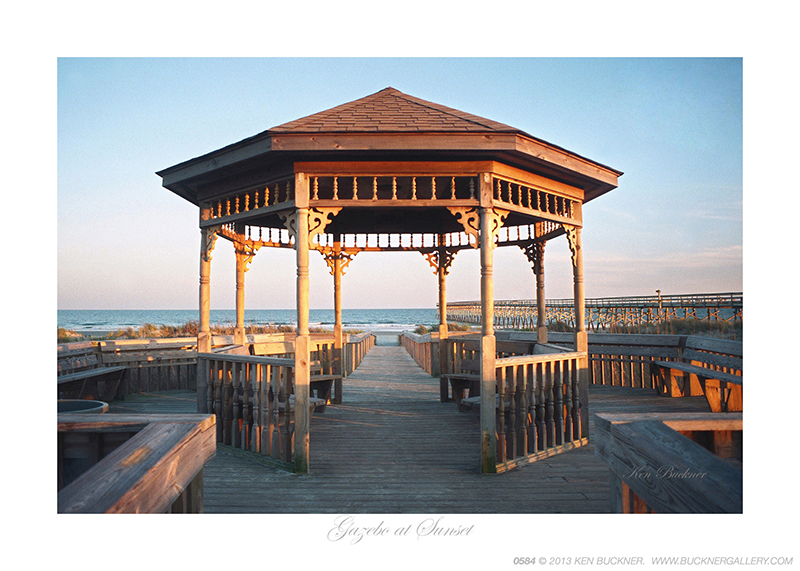 Gazebo at Sunset Ken Buckner