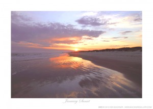 January Sunset Ken Buckner