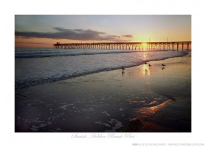 Sunset, Holden Beach Pier Ken Buckner