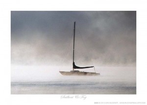Sailboat & Fog - Photo by Ken Buckner
