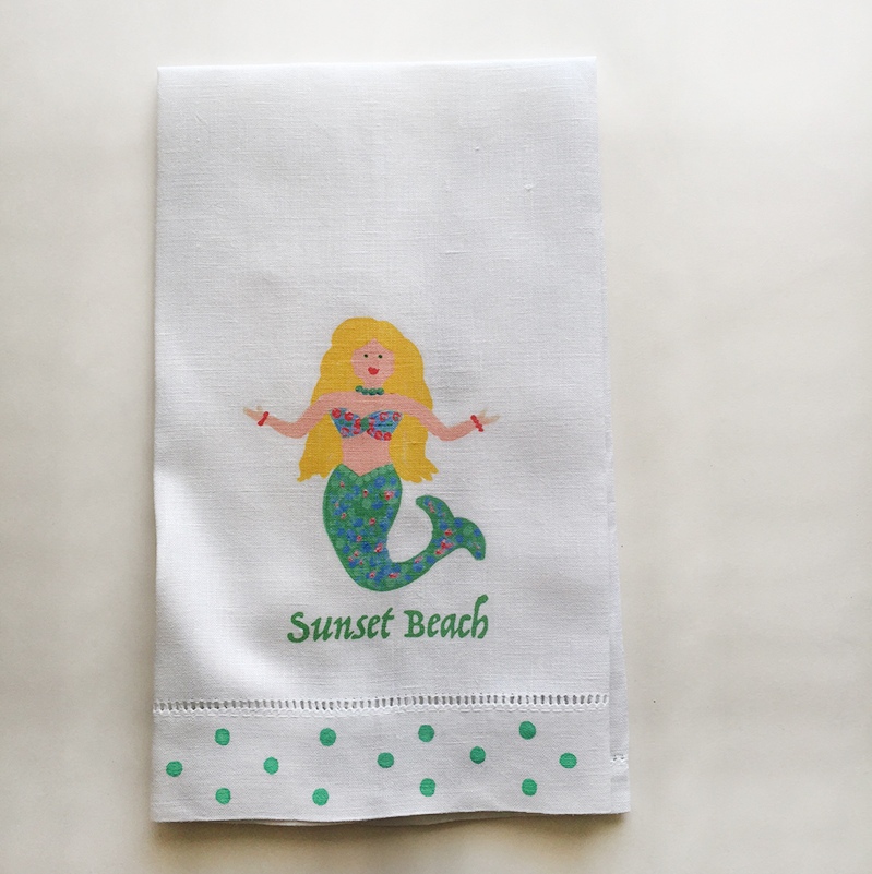 Mermaid Towel Sunset Beach
