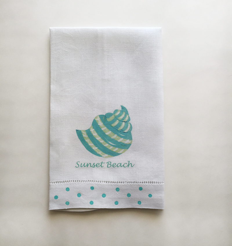 Sunset Beach Linen Towels