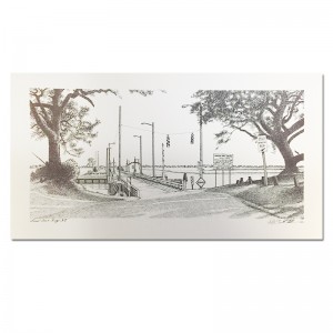 keith-white-old-sunset-beach-bridge-black-and-white-print