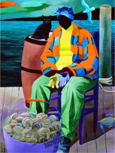 Ivey Hayes 1140-LADY-WITH-OYSTERS-9X12-PP-510x680