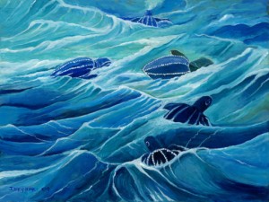 Ivey Hayes 1354-BABY-LEATHERBACK-TURTLES-510x382