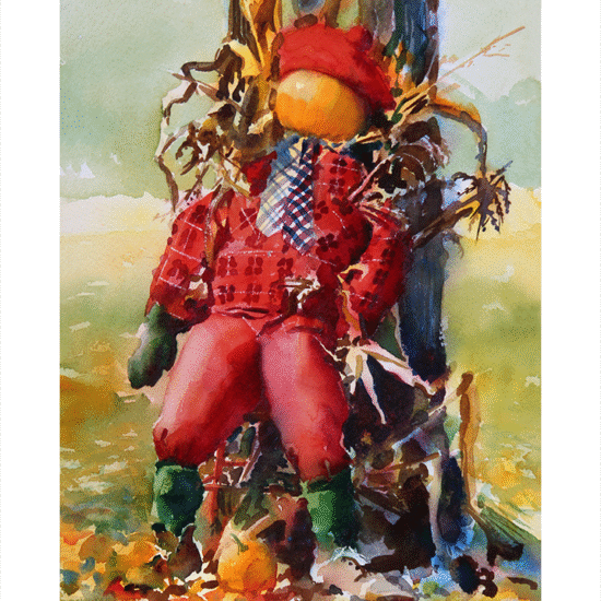Autumn - Watercolor By Ken Buckner (7010)