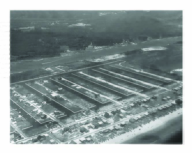 Vintage Ocean Isle - Bird's Eye View Photo Prints: