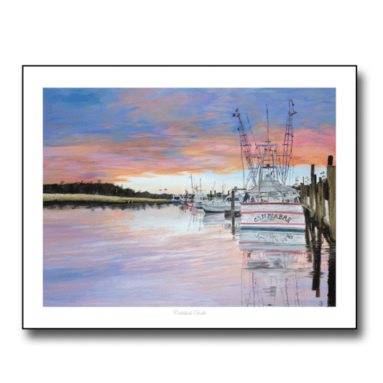 Calabash Docks By Christine Brubaker