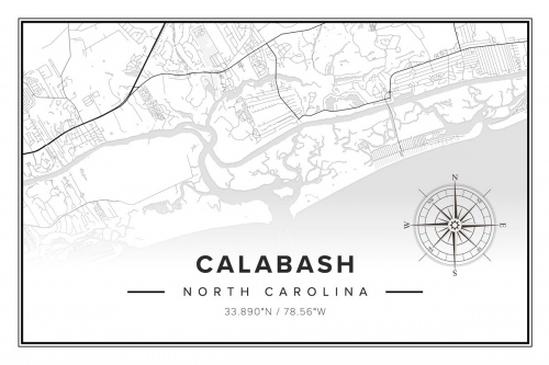 Calabash NC Map