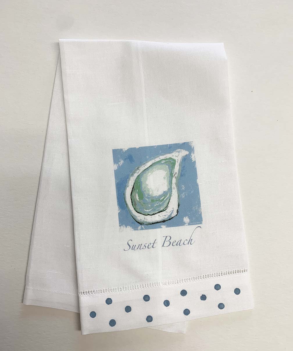 Sunset Beach Linen Guest Towels - Image 10