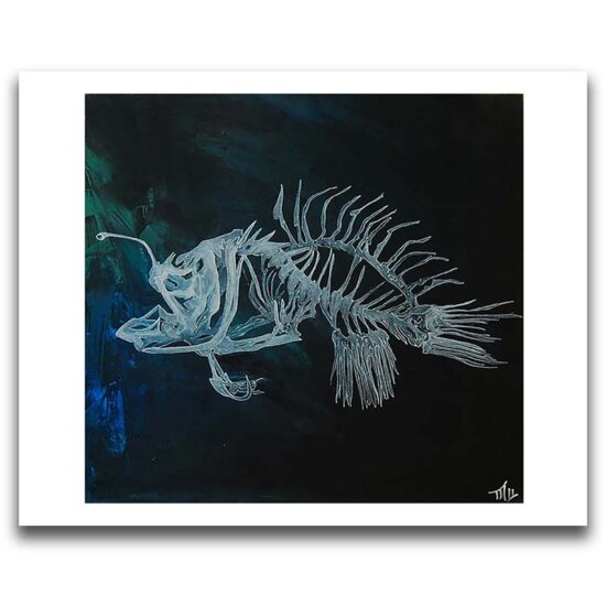 Angler Fish Print by Mike Watters
