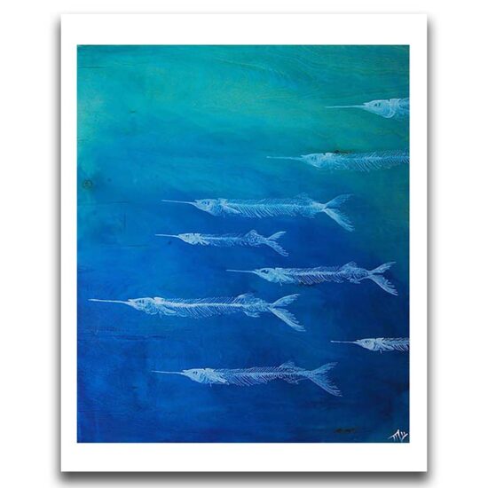 Ballyhoo Print by Mike Watters