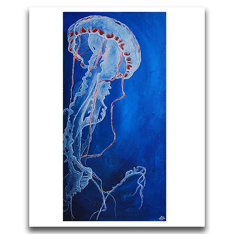 Jellyfish Print by Mike Watters