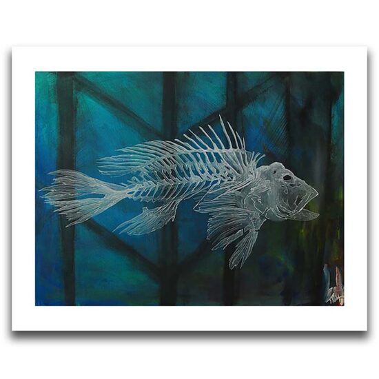 Lost Fish Print by Mike Watters