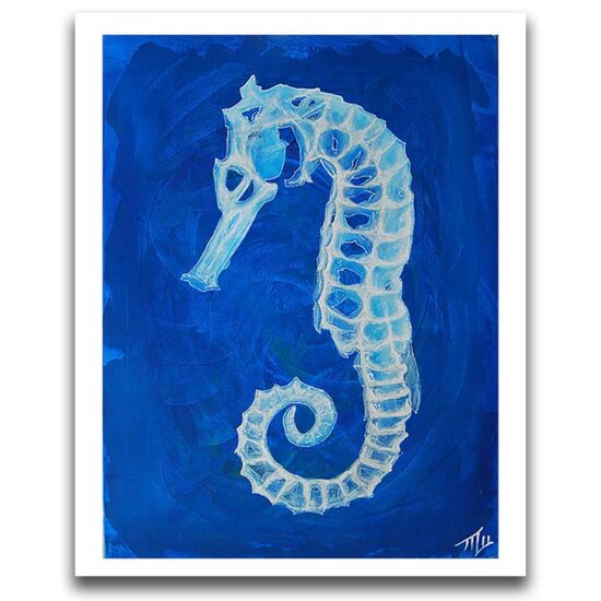Sea Horse Print by Mike Watters
