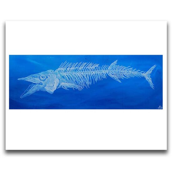 Wahoo Print by Mike Watters