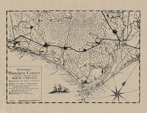 NC Coast Brunswick Historical Map