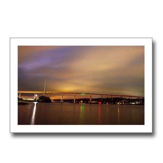 Night Bridge to Ocean Isle Beach Photo by Dwayne Schmidt