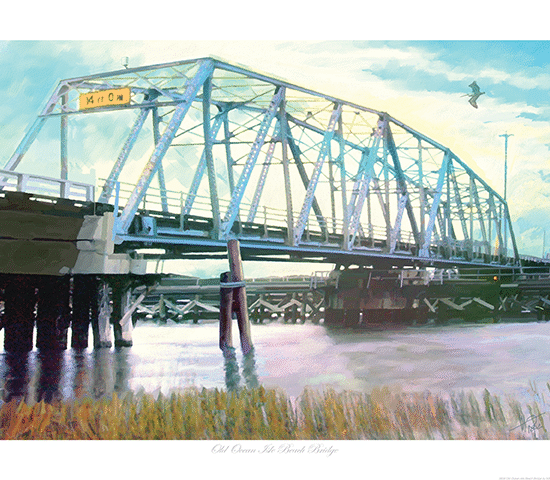 Old Ocean Isle Beach Bridge by Miller Pope