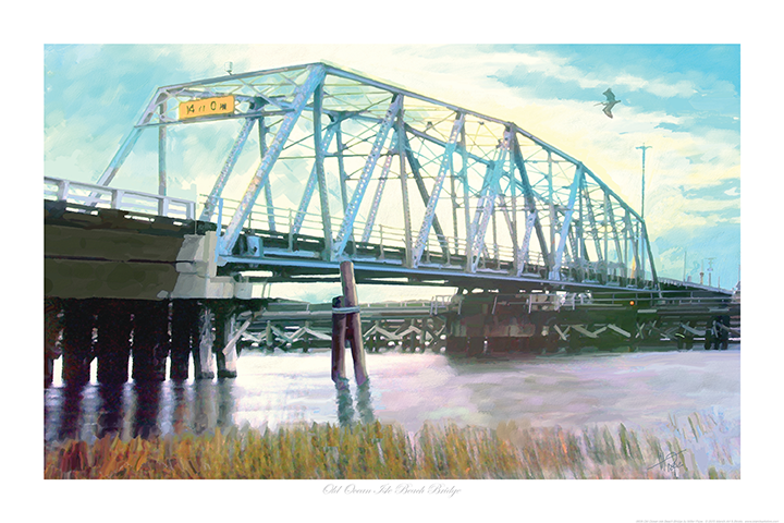 Old Ocean Isle Beach Bridge by Miller Pope