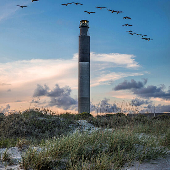 Oak Island Lighthouse by Dwayne Schmidt