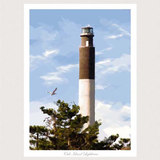 Oak Island Lighthouse by Miller Pope