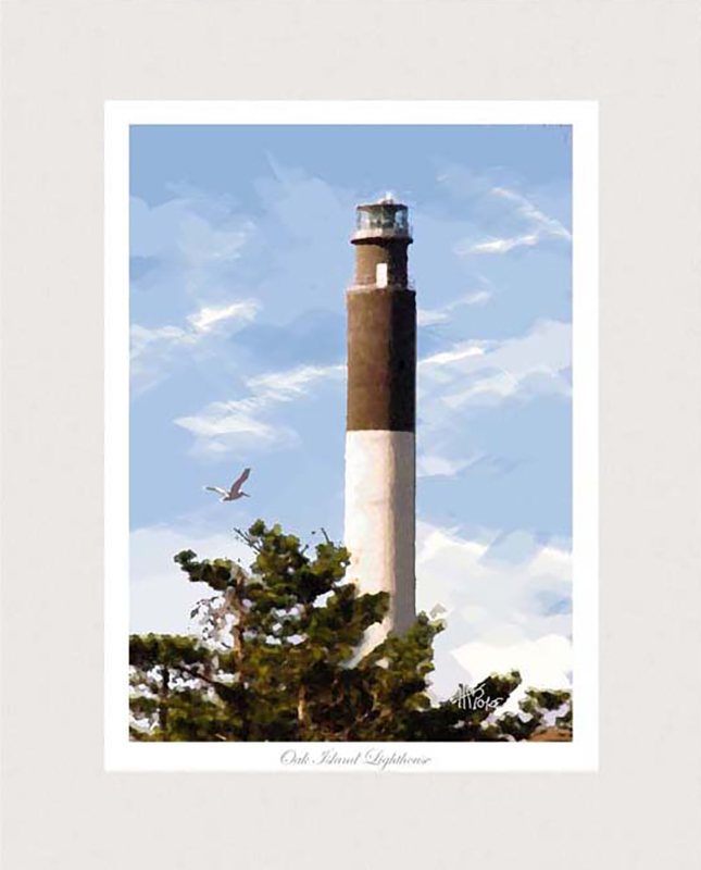 Oak Island Lighthouse by Miller Pope