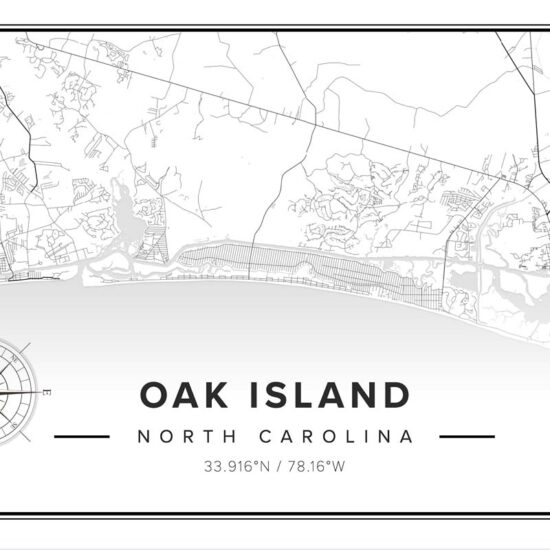 Oak Island Map