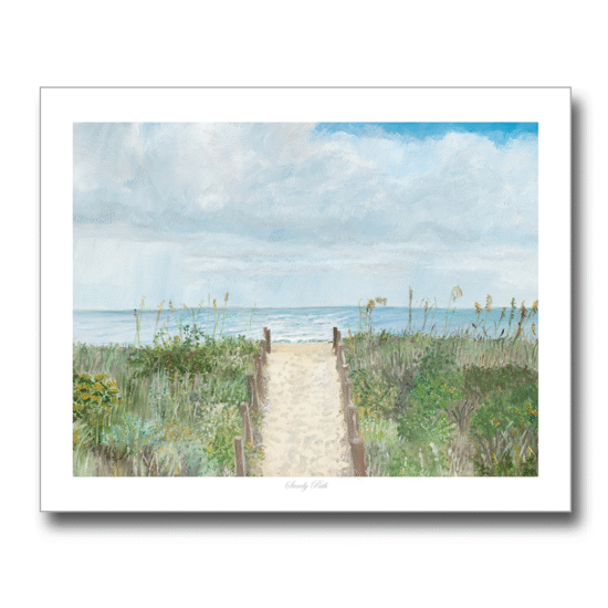 Sandy Path By Christine Brubaker