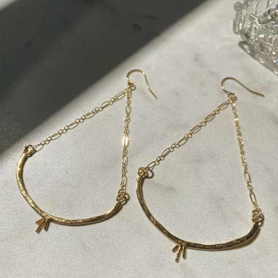 Moonbeam Earrings Sun Vow