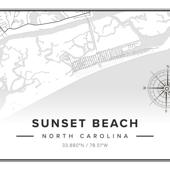 Sunset Beach Map