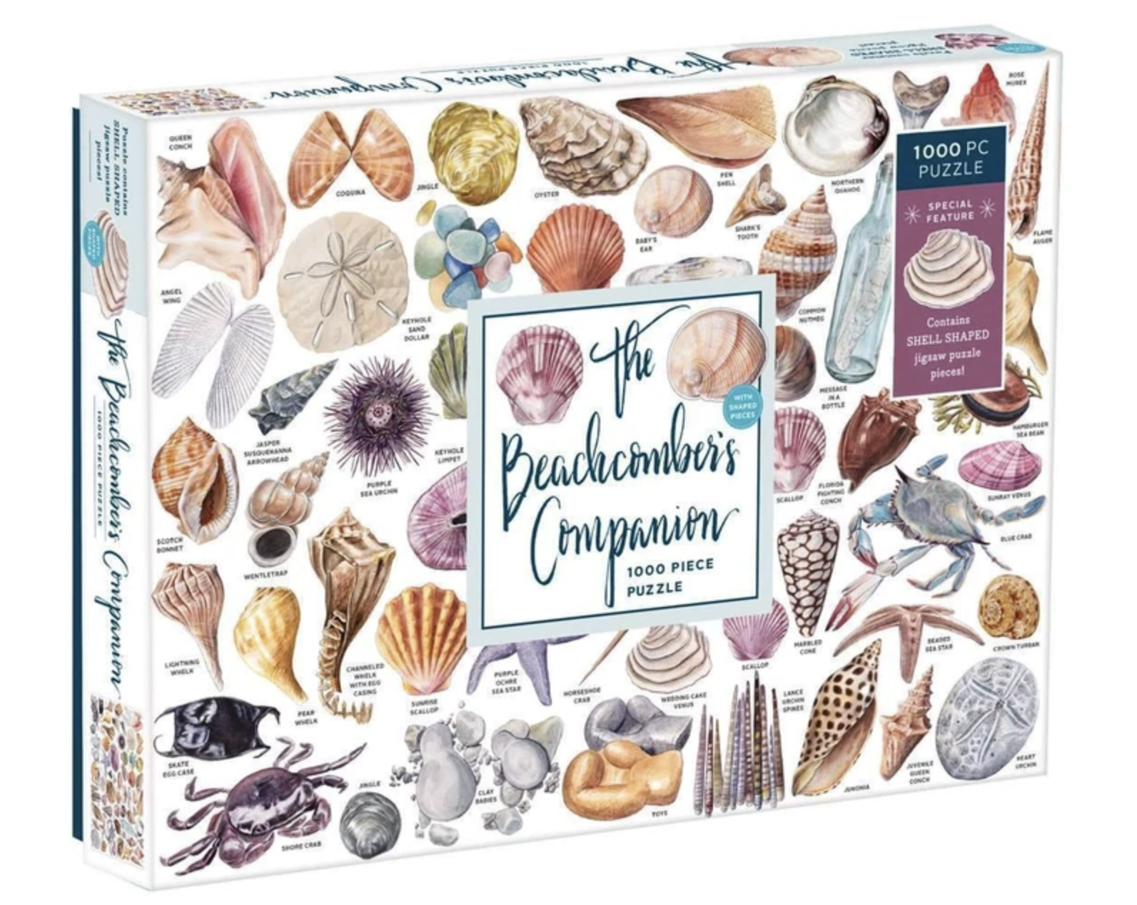 The Beachcomber's Companion 1000 Piece Puzzle with Shaped Pieces
