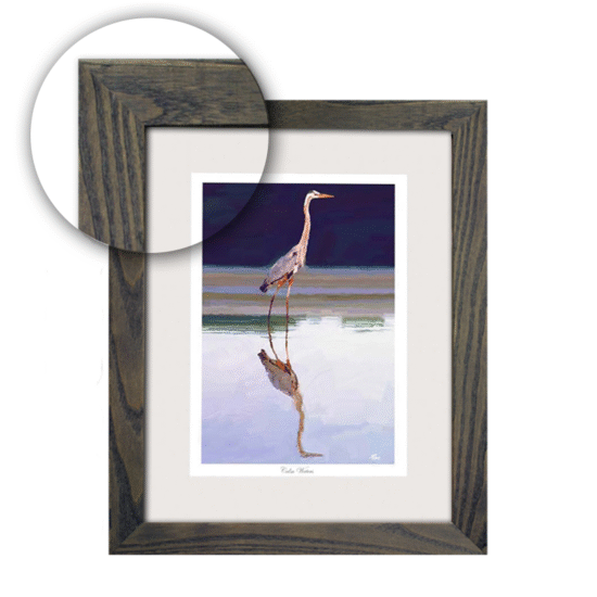 Weathered Grey Wood Frame