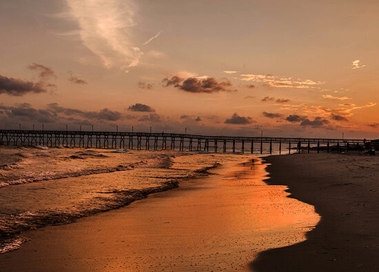 Copper Sunset Ocean Isle Beach Photo by Dwayne Schmidt