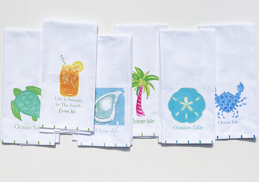 Ocean Isle Beach Kitchen Towels