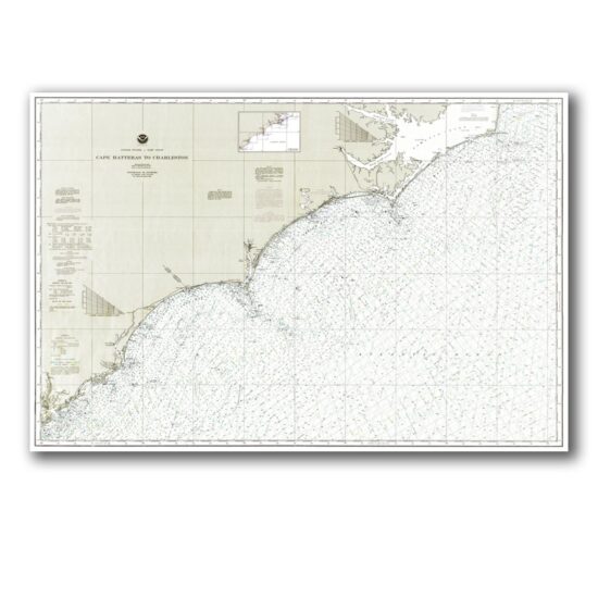 North Carolina Coast Nautical Chart