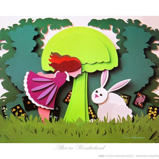 Alice in Wonderland- Art by Ken Buckner (7002)