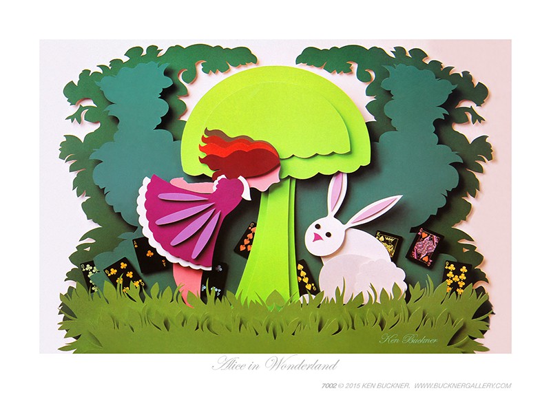 Alice in Wonderland- Art by Ken Buckner (7002)