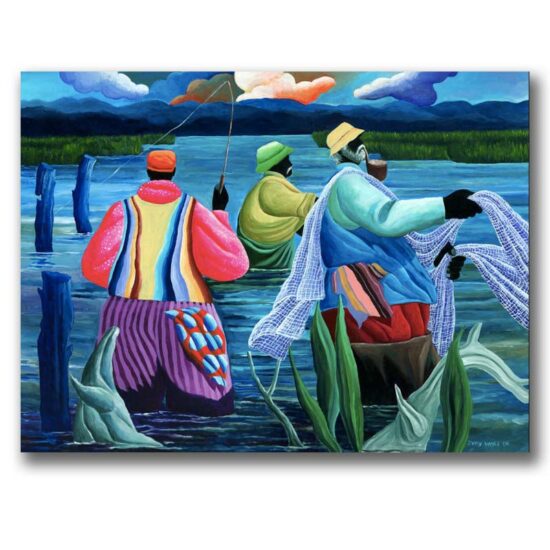 Net Fishing II by Ivey Hayes (1315)