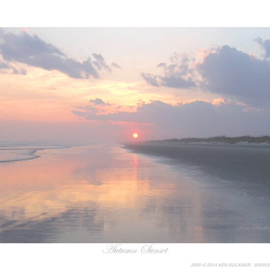 Autumn Sunset- Photo by Ken Buckner (2000)