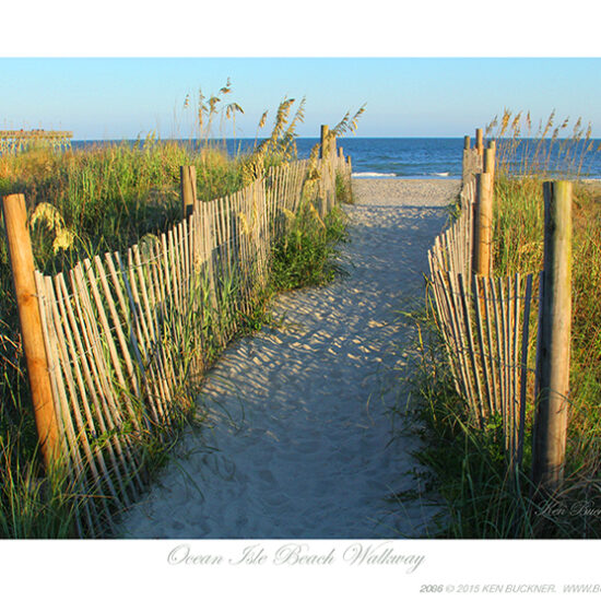 Ocean Isle Beach Walkway- Photo by Ken Buckner (2086)