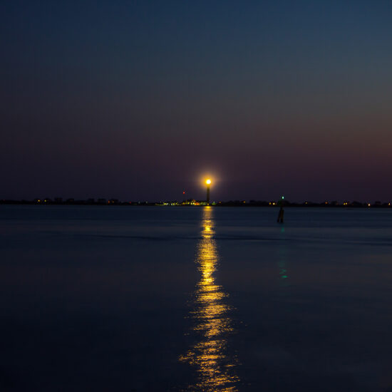 Night Light Oak Island Photo by Dwayne Schmidt