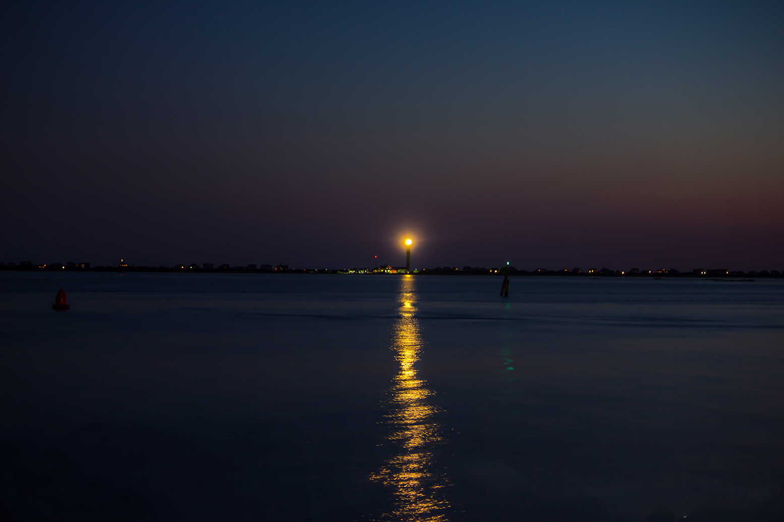 Night Light Oak Island Photo by Dwayne Schmidt