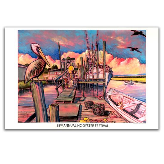 2018 Oyster Festival Poster Print by Keith White