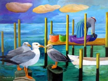 Oyster Day at the Dock by Ivey Hayes (1242)