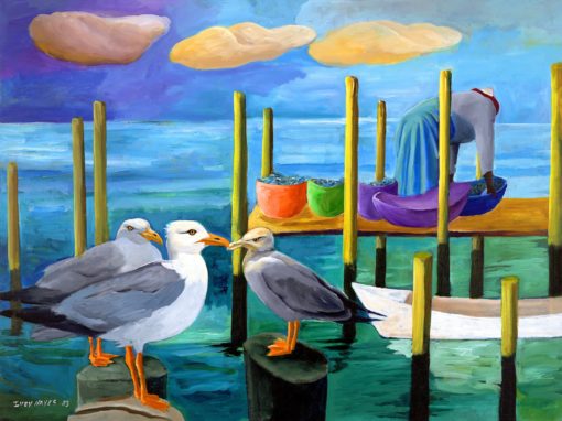 Oyster Day at the Dock by Ivey Hayes (1242)
